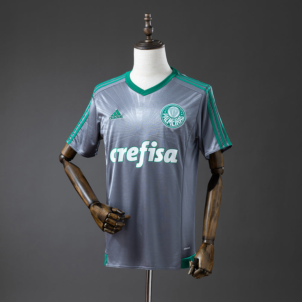Camiseta Palmeiras Retro Tercera Plateada 2015/16
