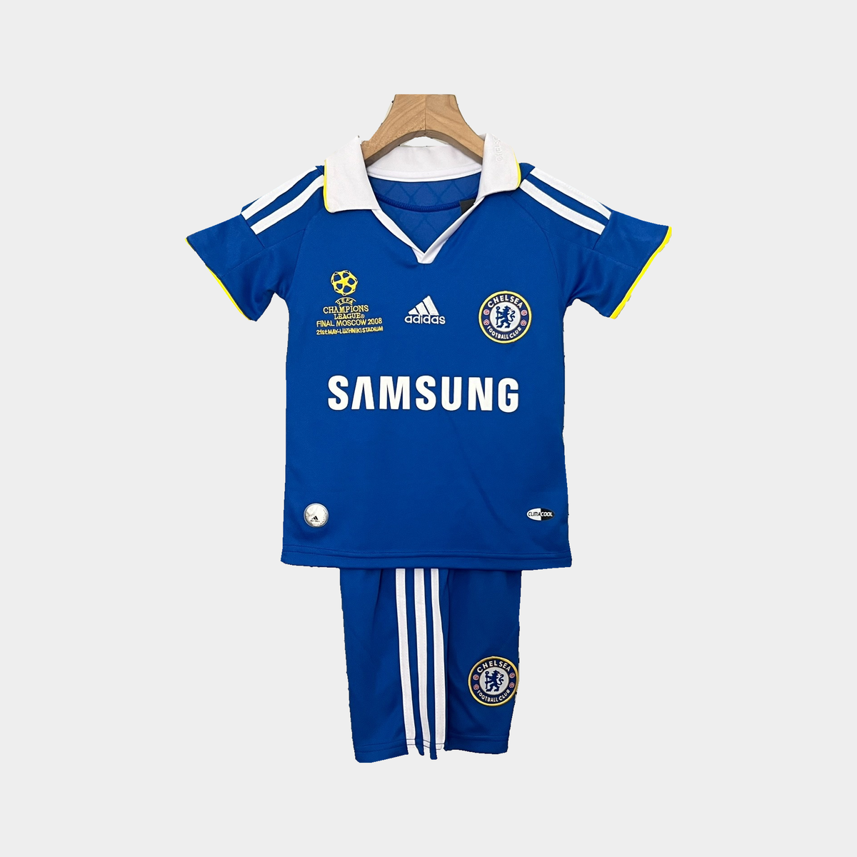 Conjunto Infantil Chelsea Retro Final Moscú 2008
