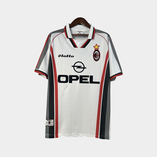 Camiseta AC Milan Retro Visita Lotto Opel