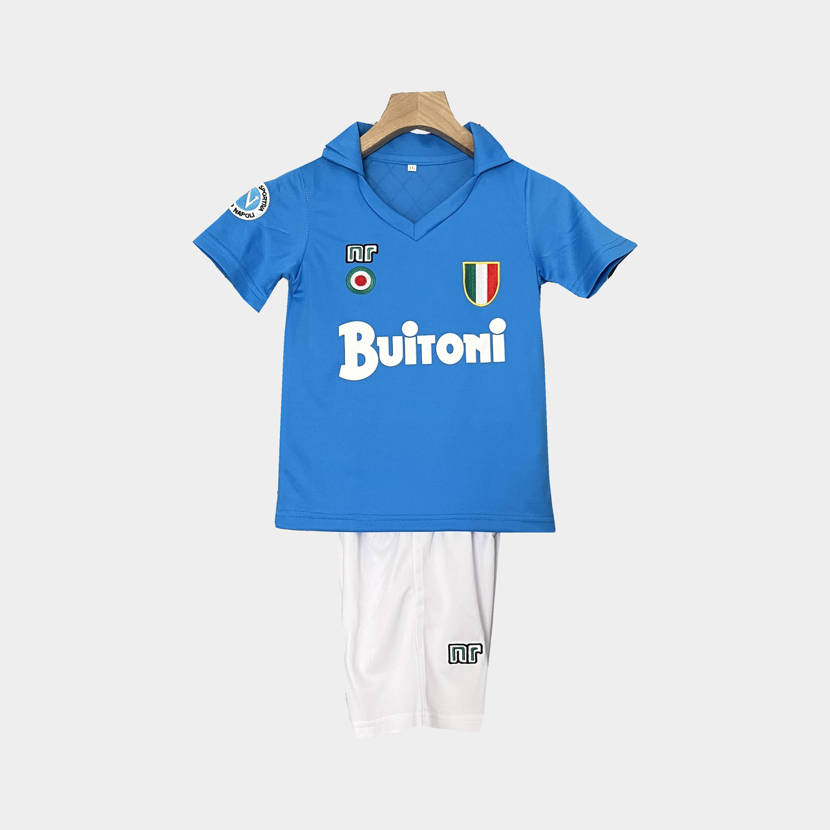 Conjunto Infantil Napoli Retro Local 1987/88