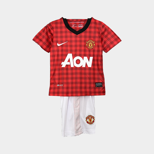 Conjunto Infantil Manchester United Retro Local 2012/13