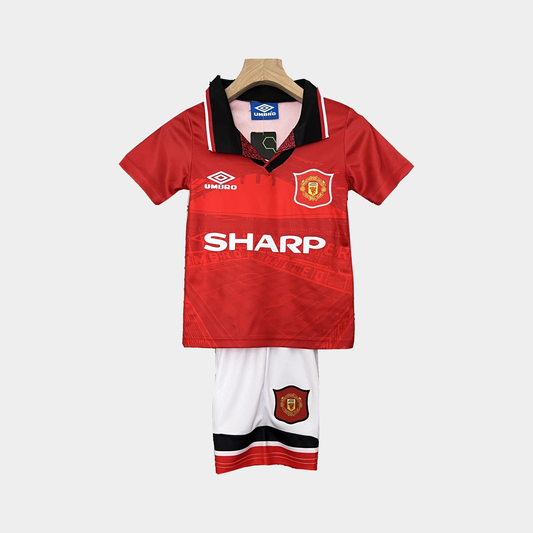 Conjunto Infantil Manchester United Retro Local 1994/96
