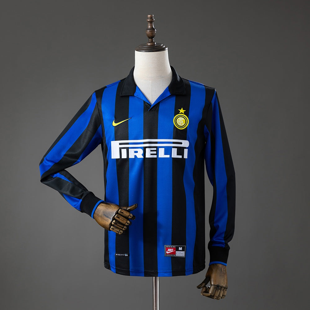 Camiseta Inter Retro Local 1998/99 Manga Larga