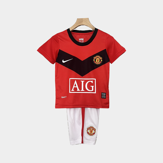 Conjunto Infantil Manchester United Retro Local 2009/10