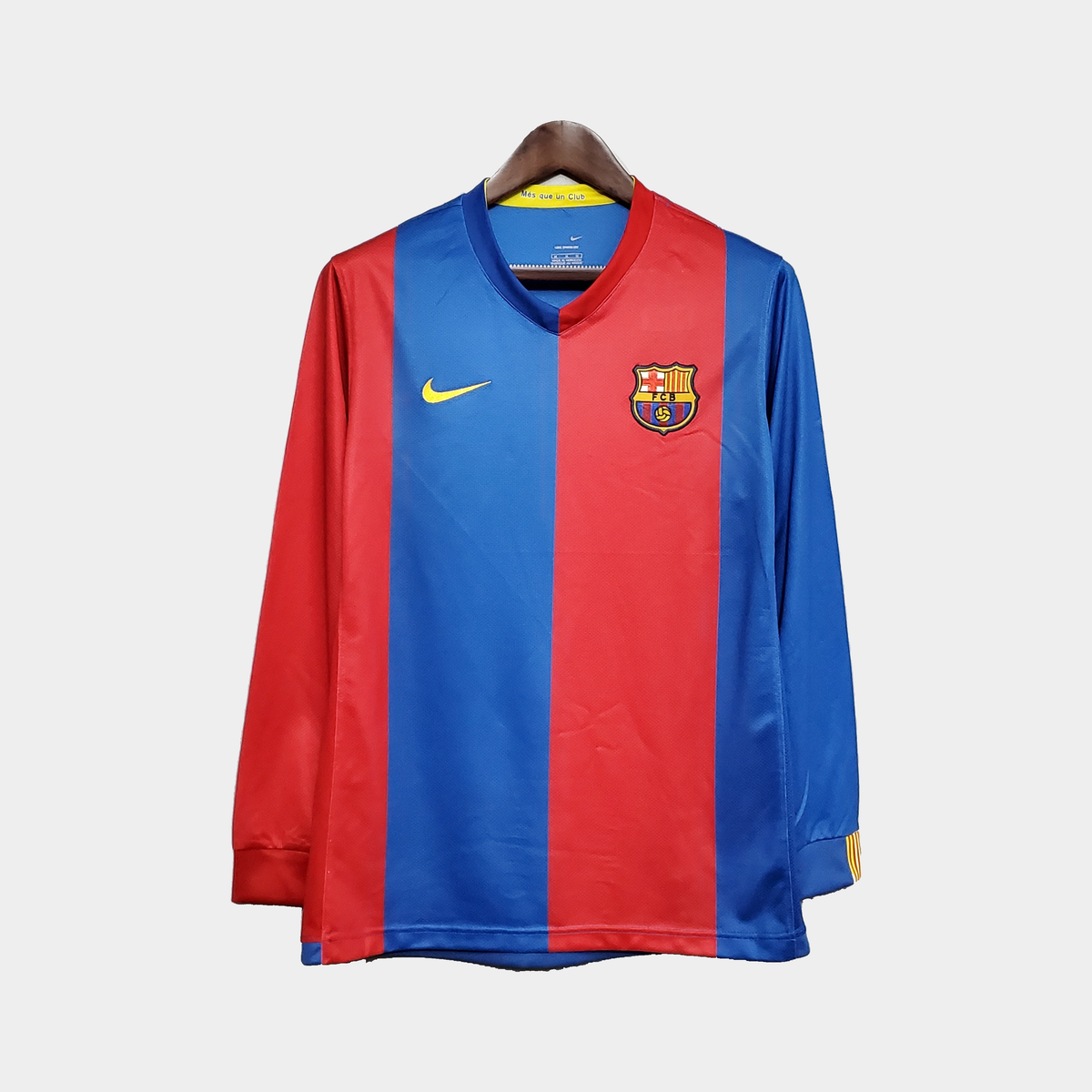 Camiseta Barcelona Retro Local 2006/07 Manga Larga