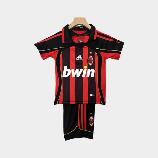 Conjunto Infantil AC Milan Retro Local 2006/07