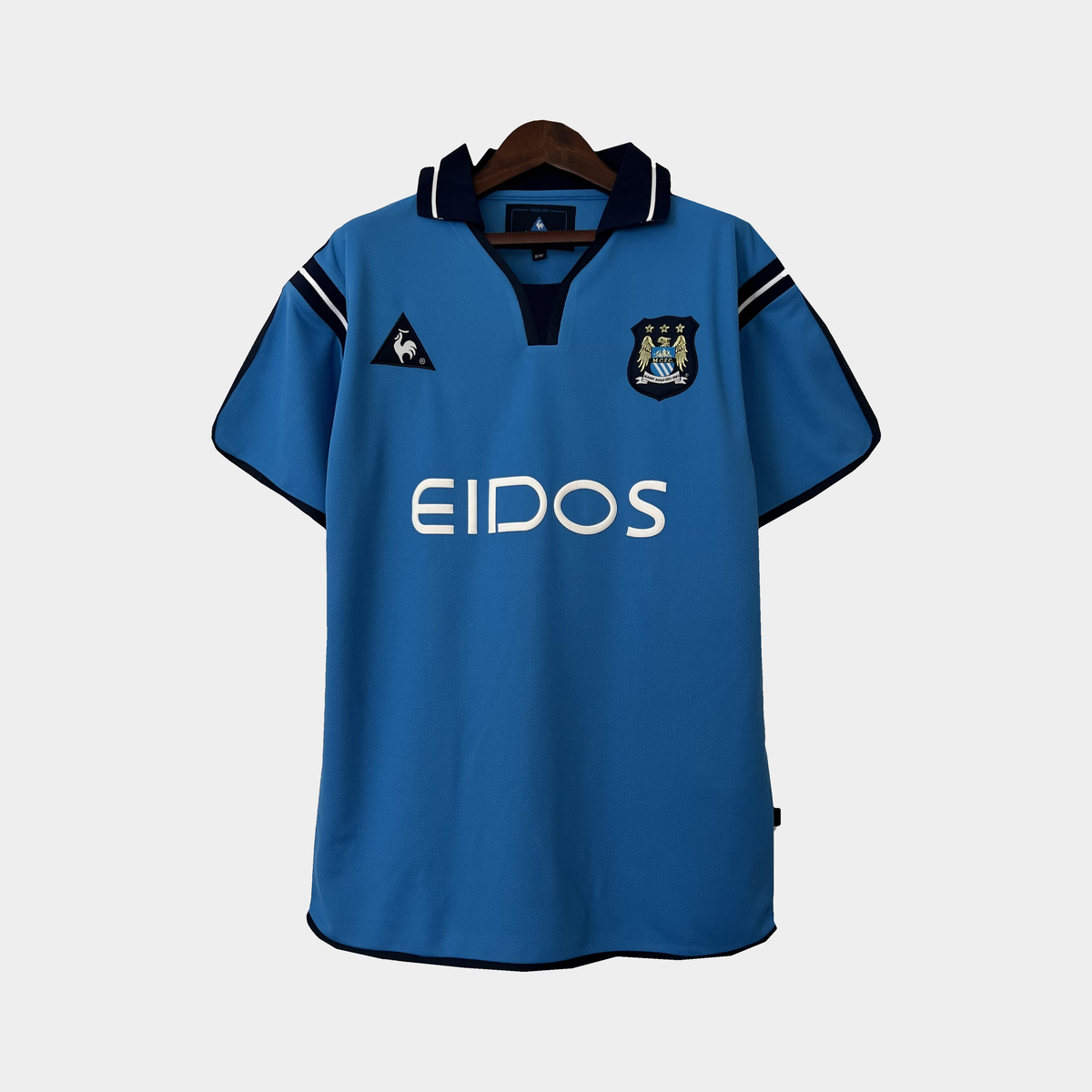 Camiseta Manchester City Retro Local 2001/02