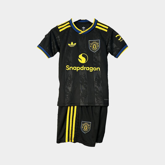 Conjunto Infantil Manchester United Tercera 2025/26