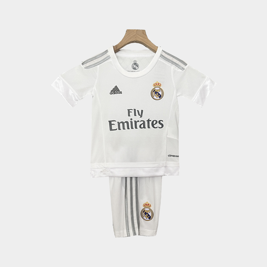 Conjunto Infantil Real Madrid Retro Local 2015/16