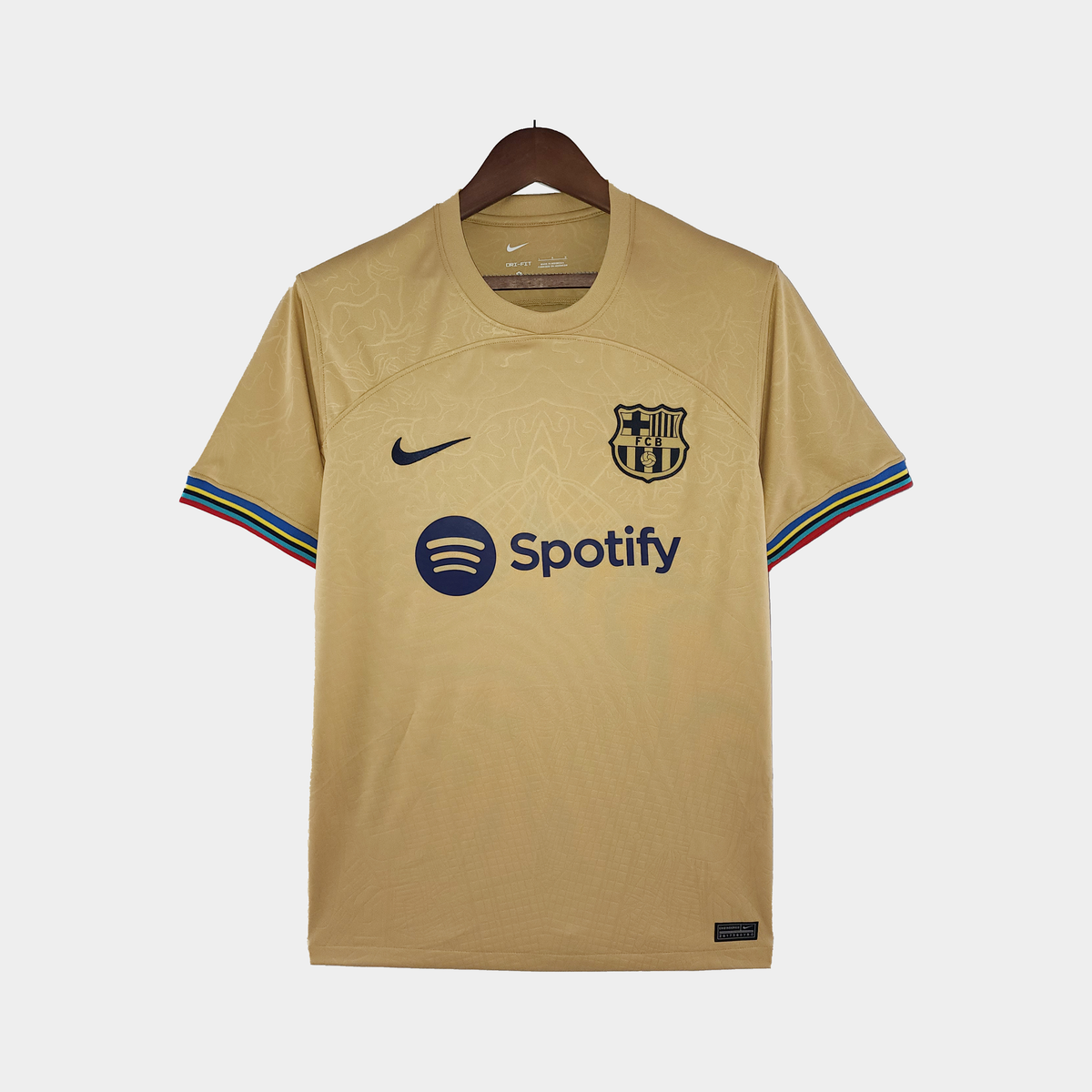 Camiseta Barcelona Visita 2022/23 Dorada