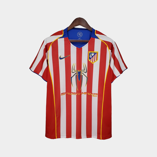 Camiseta Atlético de Madrid Retro Local 2004/05 Spider-Man 2