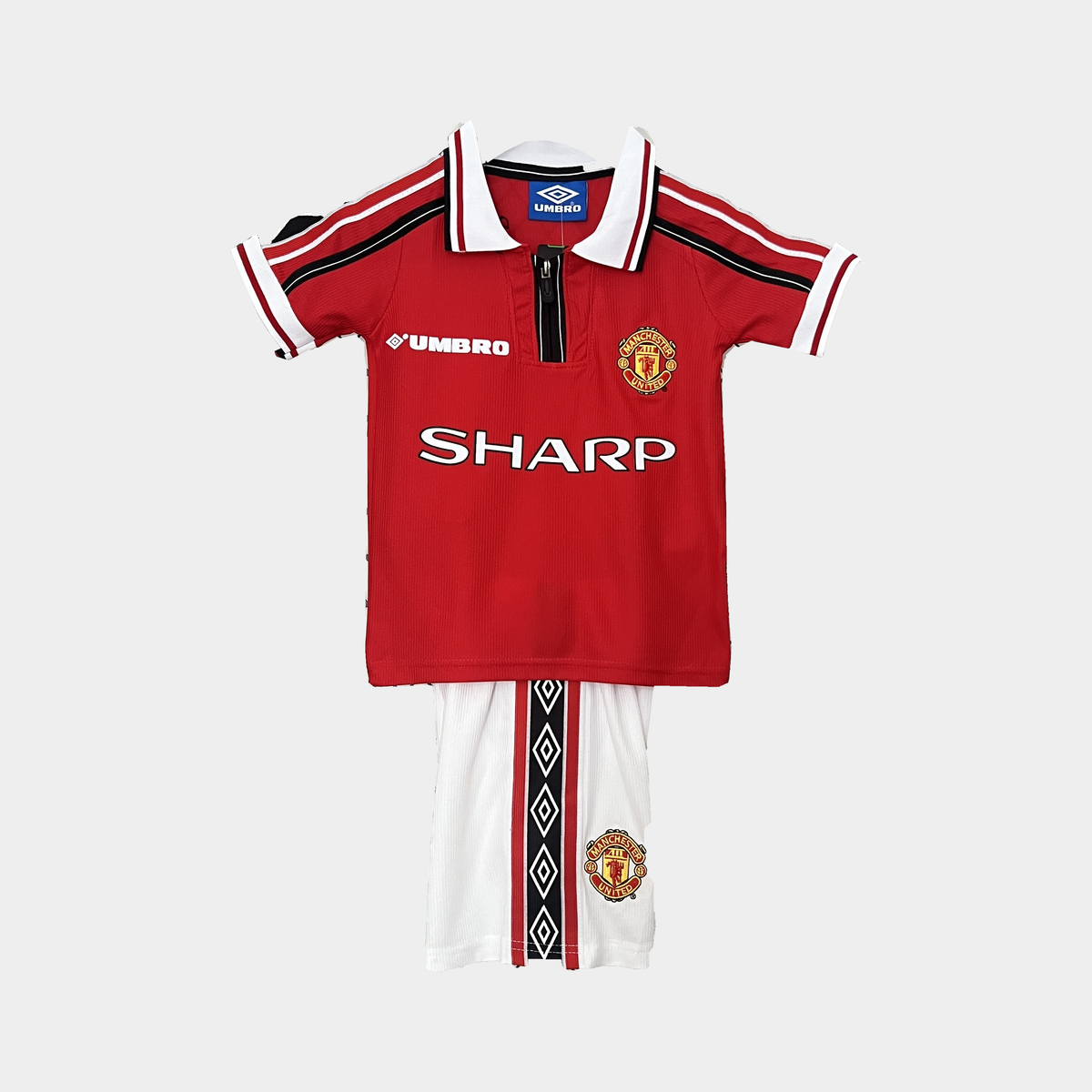 Conjunto Infantil Manchester United Retro Local 1998/99