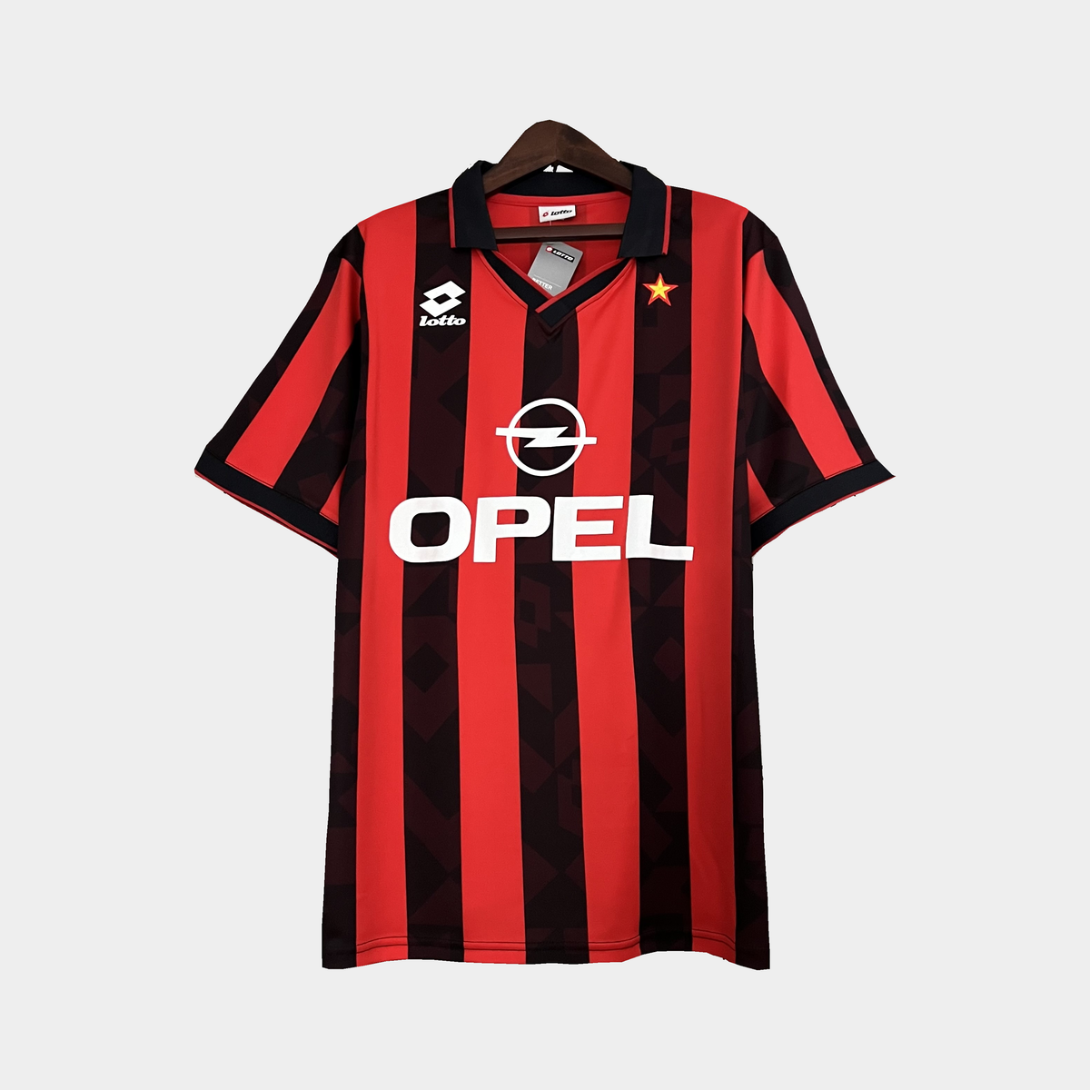 Camiseta AC Milan Retro Local Lotto Opel