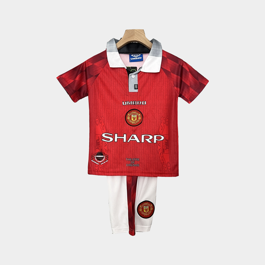 Conjunto Infantil Manchester United Retro Local 1996/97