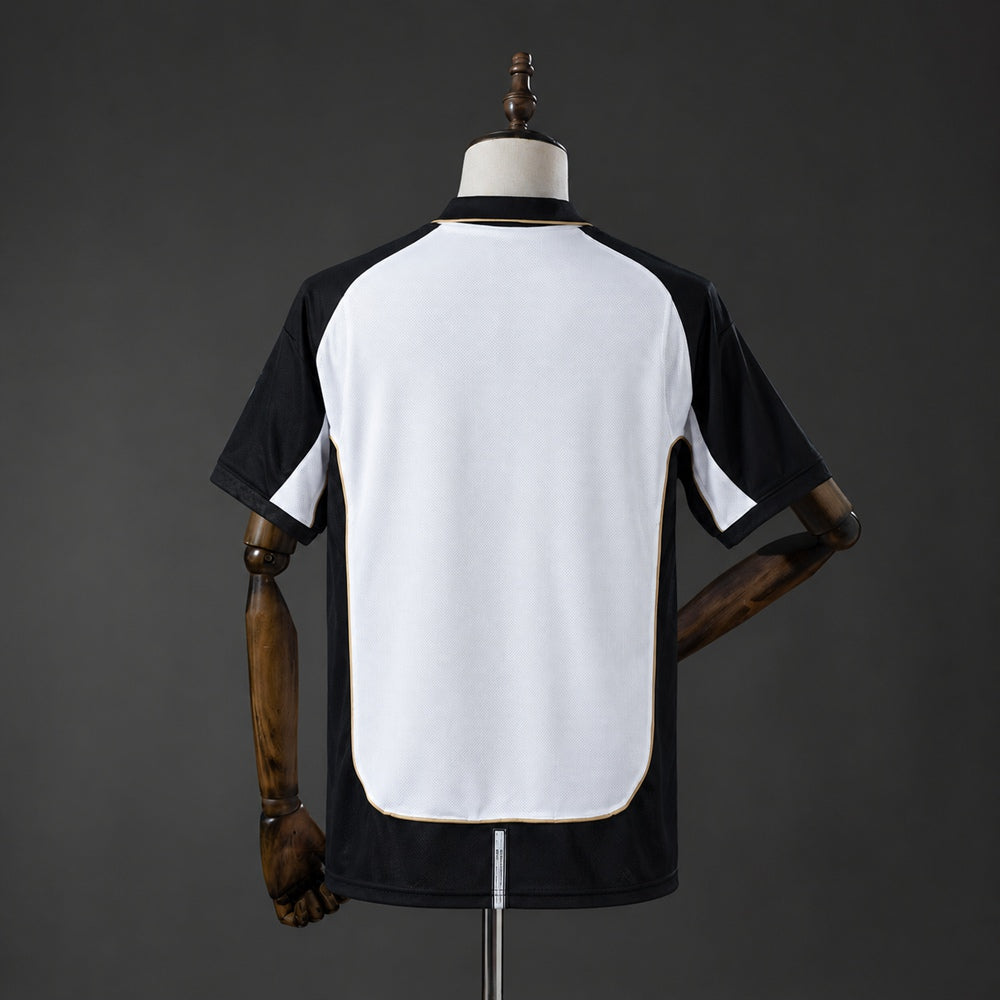 Camiseta Manchester United Retro Centenario Blanca 2001/02