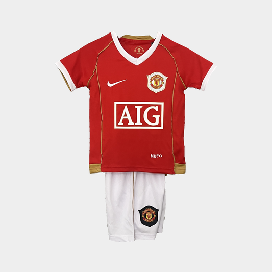 Conjunto Infantil Manchester United Retro Local 2006/07