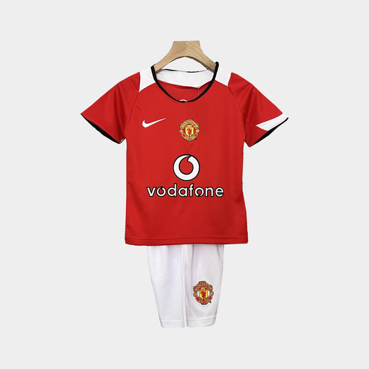 Conjunto Infantil Manchester United Retro Local 2005/06