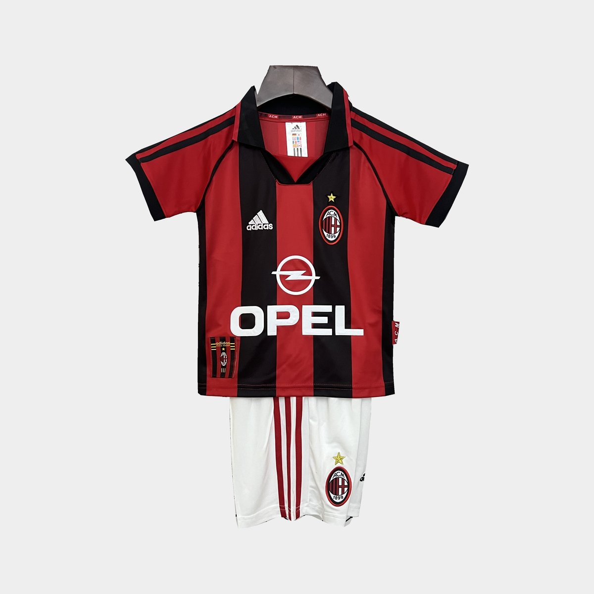 Conjunto Infantil AC Milan Retro Local 1998/99