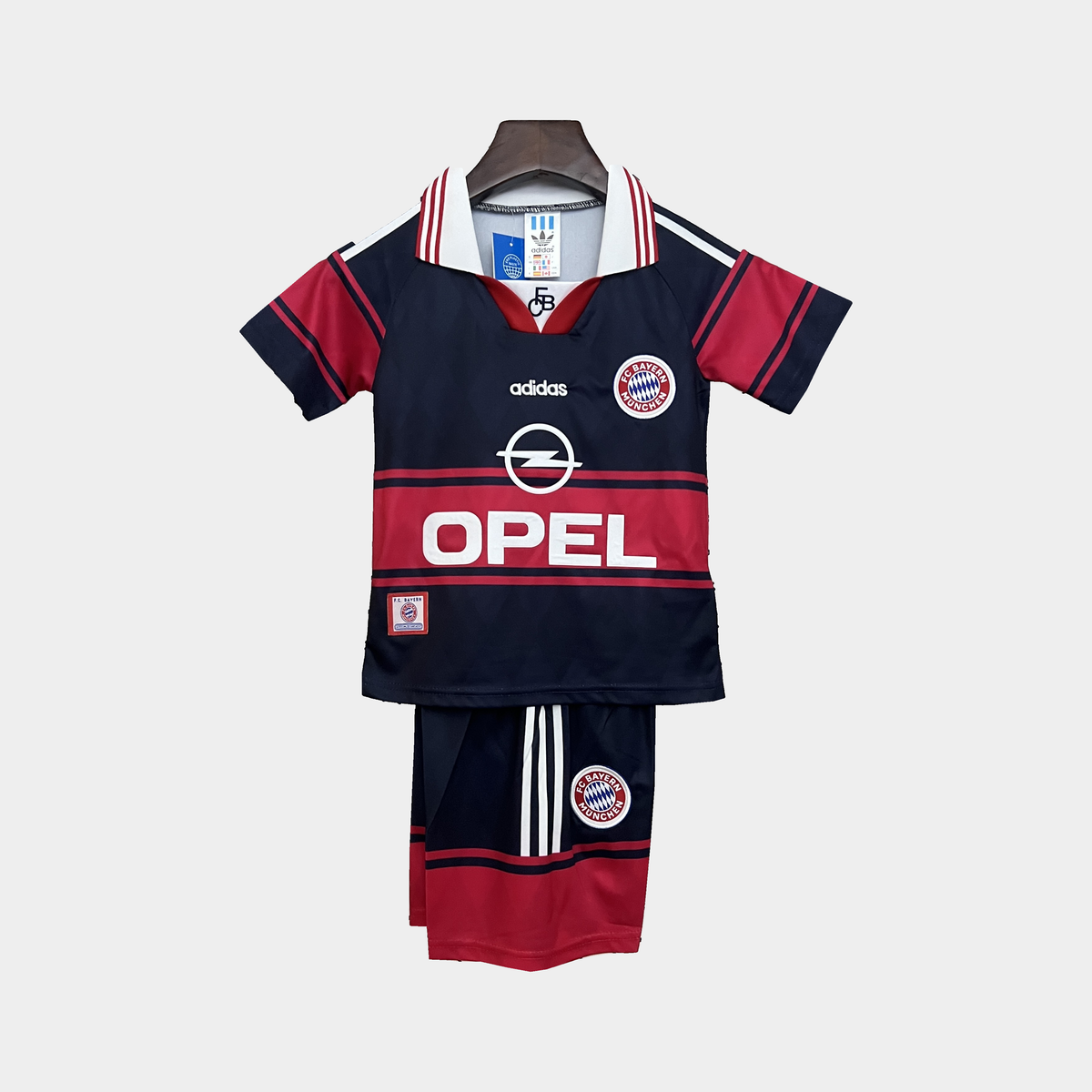 Conjunto Infantil Bayern Munich Retro Local 1997/99
