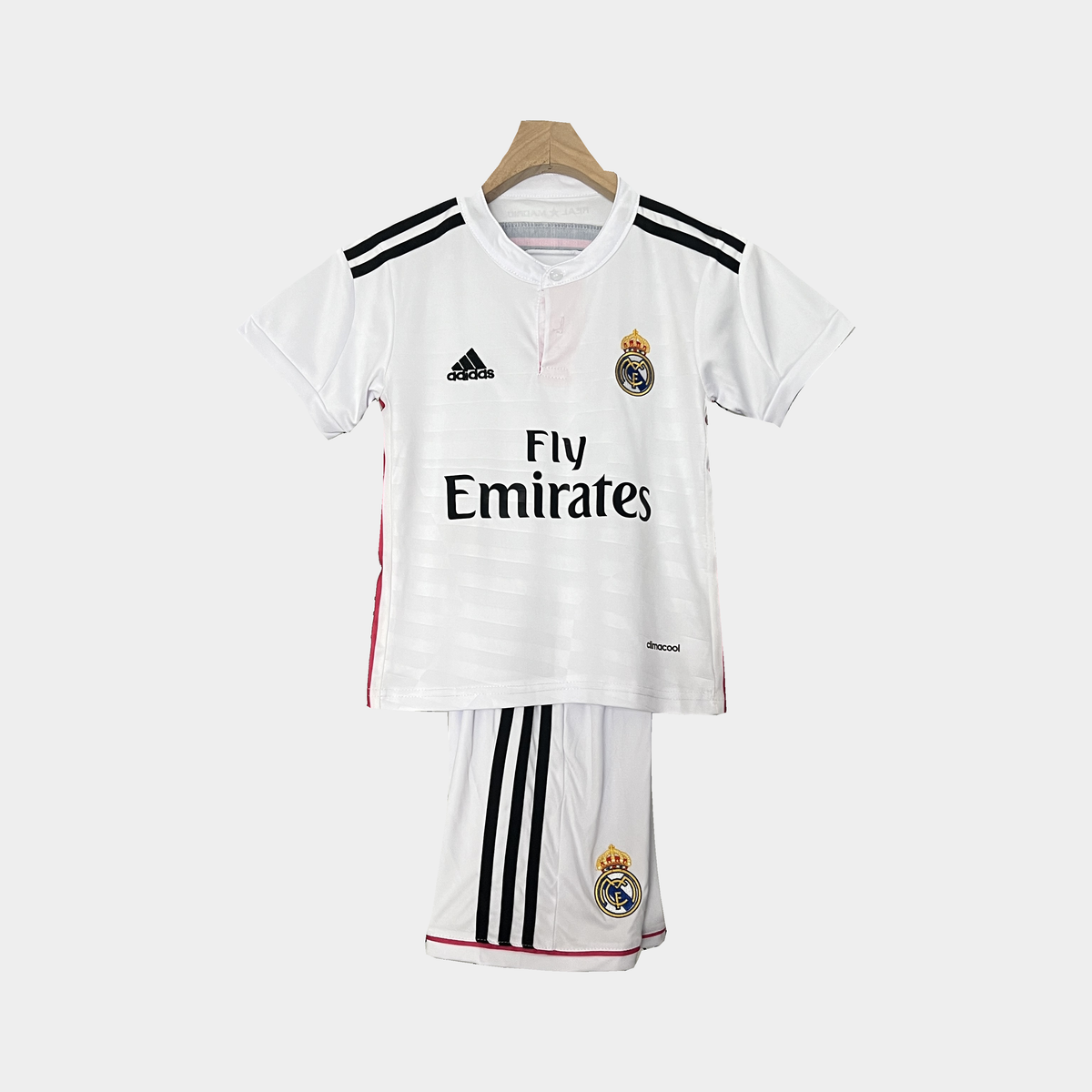 Conjunto Infantil Real Madrid Retro Local 2014/15