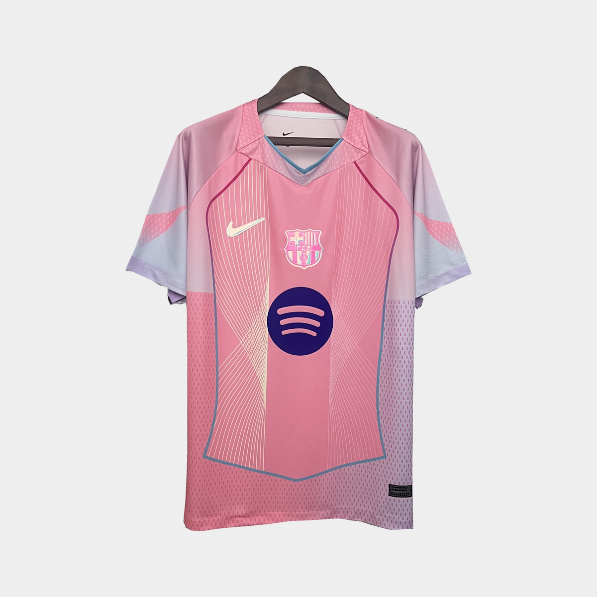 Camiseta Barcelona Edición Especial Rosa y Gris 2025/26