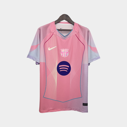 Camiseta Barcelona Edición Especial Rosa y Gris 2025/26