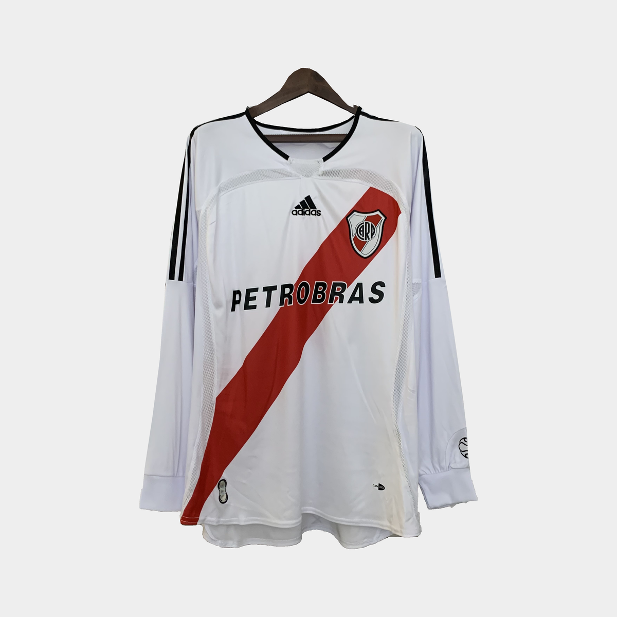 Camiseta River Plate Retro Local 2006/07 Manga Larga