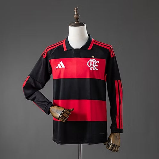 Camiseta Flamengo Local 2026/27 Manga Larga
