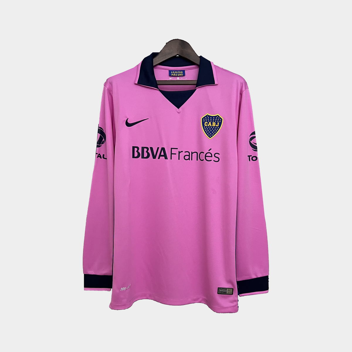 Camiseta Boca Juniors Retro Visita 2013/14 Manga Larga