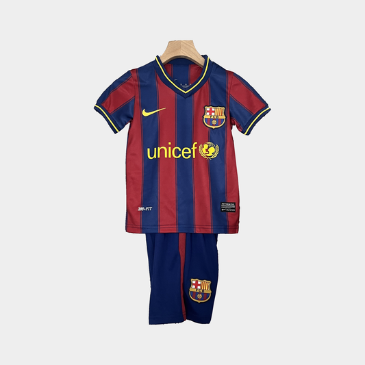Conjunto Infantil Barcelona Retro Local 2009/10