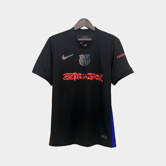 Camiseta Barcelona Visita 2024/25 Cactus Jack Rojo