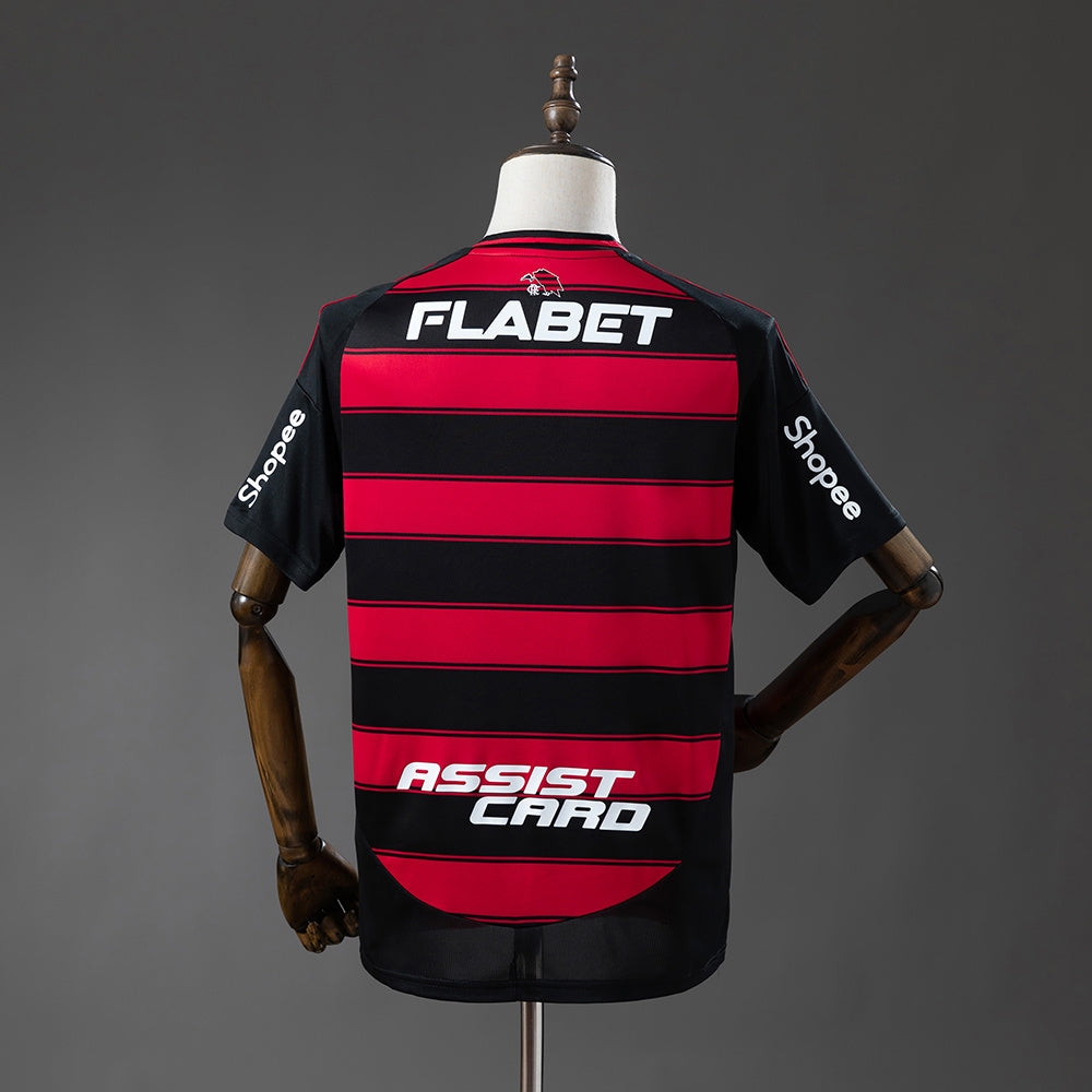 Camiseta Flamengo Local 2025/26 Con Patrocinadores