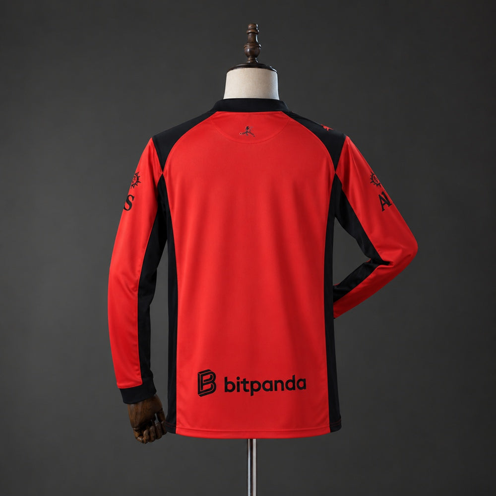 Camiseta AC Milan Cuarta Roja 2026/27 Manga Larga