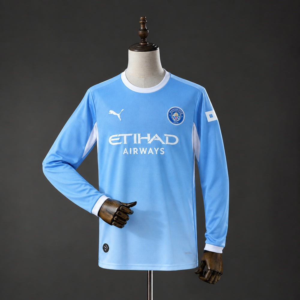 Camiseta Manchester City Local 2026/27 Manga Larga
