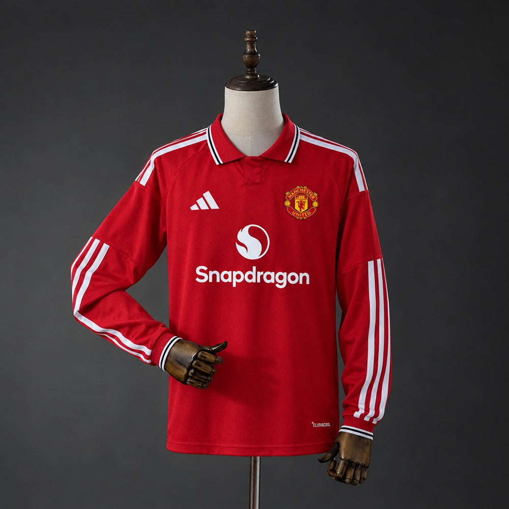 Camiseta Manchester United Local Manga Larga 2026/27