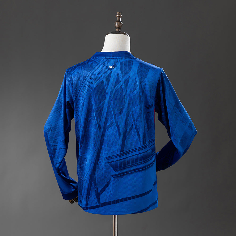 Camiseta Chelsea Local 2025/26 Manga Larga