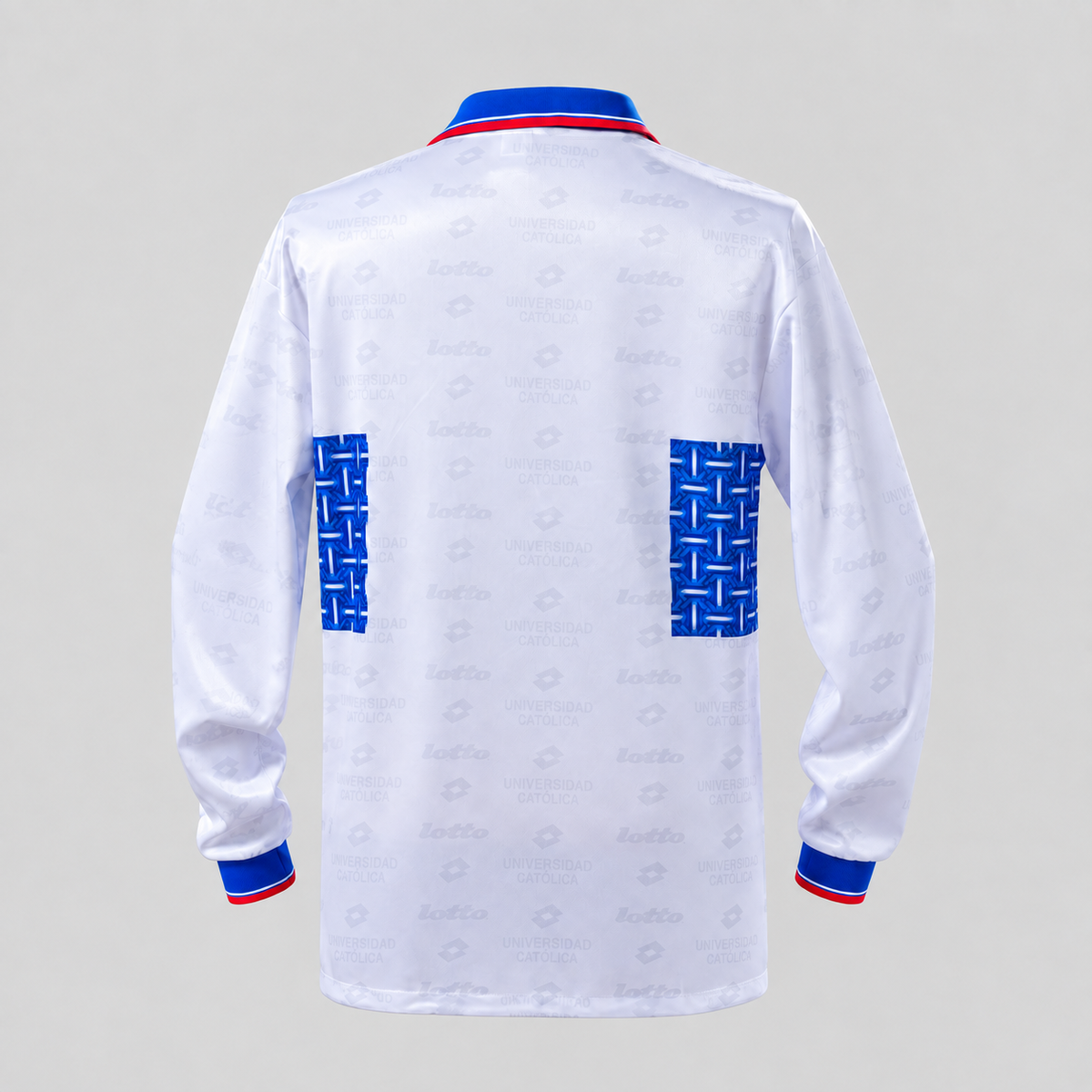 Camiseta Universidad Católica Retro Local Manga Larga 1996