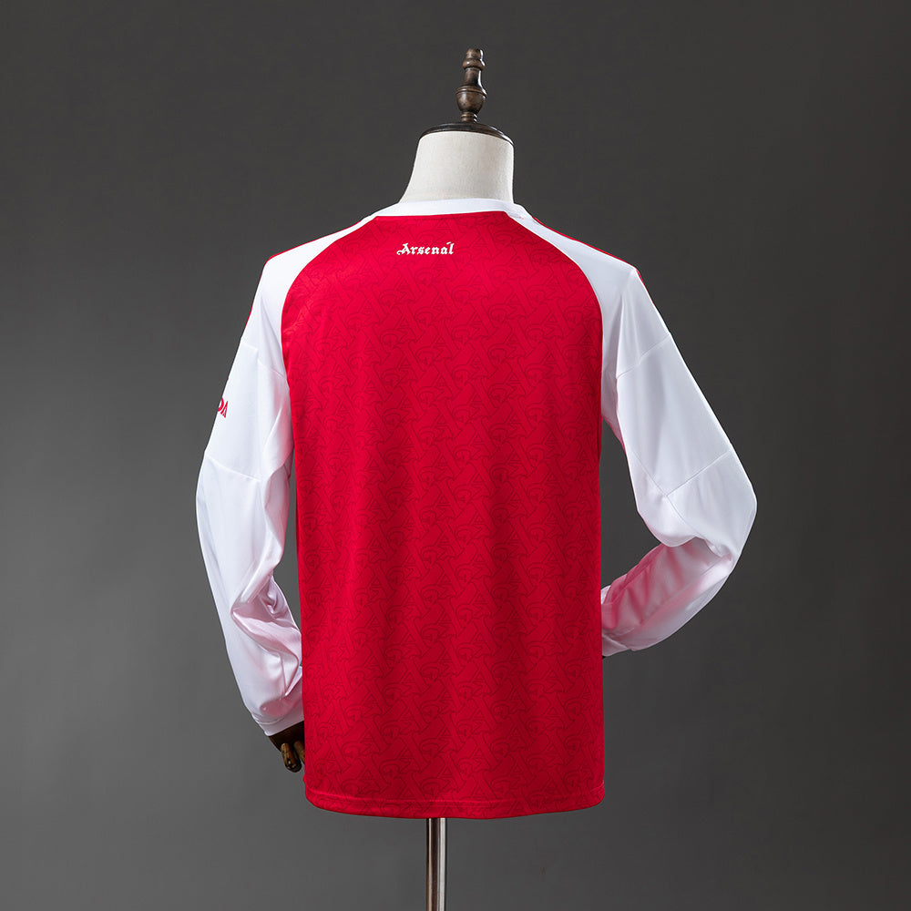 Camiseta Arsenal Local 2025/26 Manga Larga