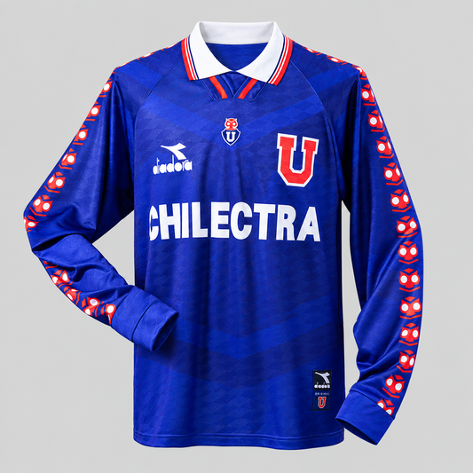 Camiseta Universidad de Chile Retro Local Manga Larga 1996
