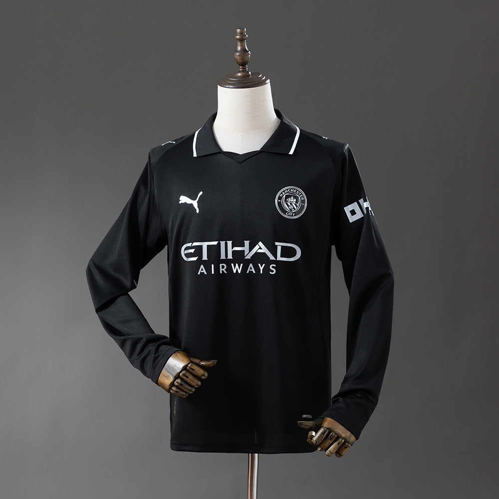 Camiseta Manchester City Visita 2025/26 Manga Larga