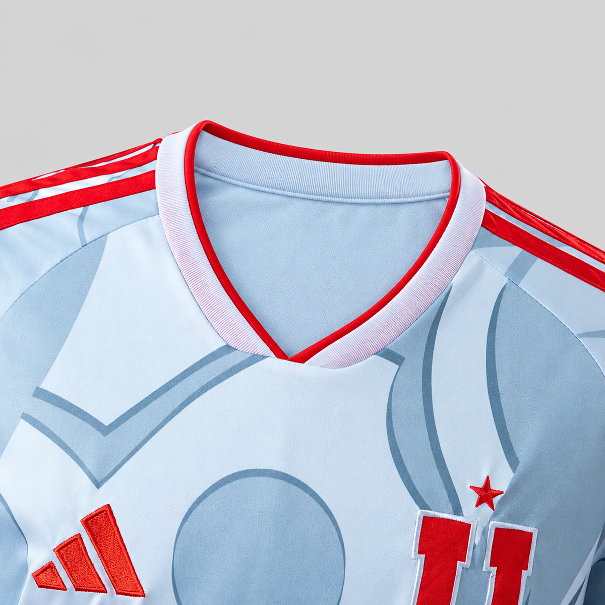 Camiseta Universidad de Chile Celeste Manga Larga 2026/27