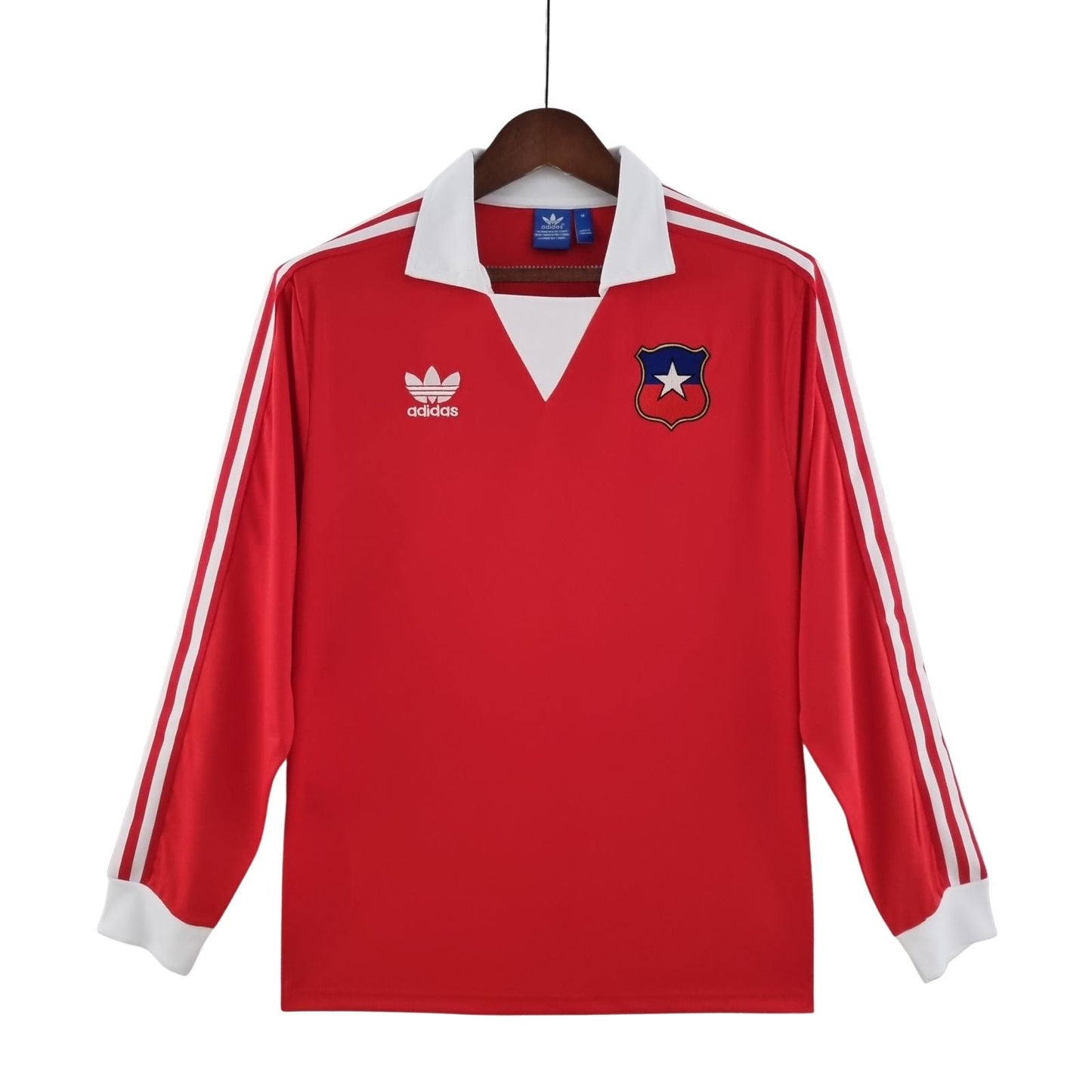 Camiseta Chile Retro 1982 manga larga Roja