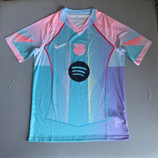 Camiseta Barcelona Edición Especial Azul y Rosa 2025/26