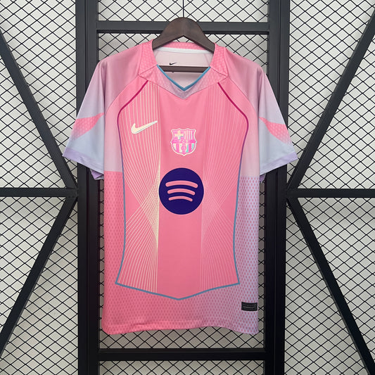 Camiseta Barcelona Edición Especial Rosa y Gris 2025/26