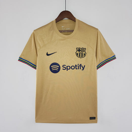Camiseta Barcelona Visita 2022/23 Dorada
