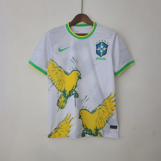 Camiseta Brasil Edición Especial Blanca 2022