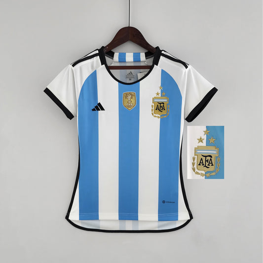 Camiseta Argentina Local 2022 Tres Estrellas