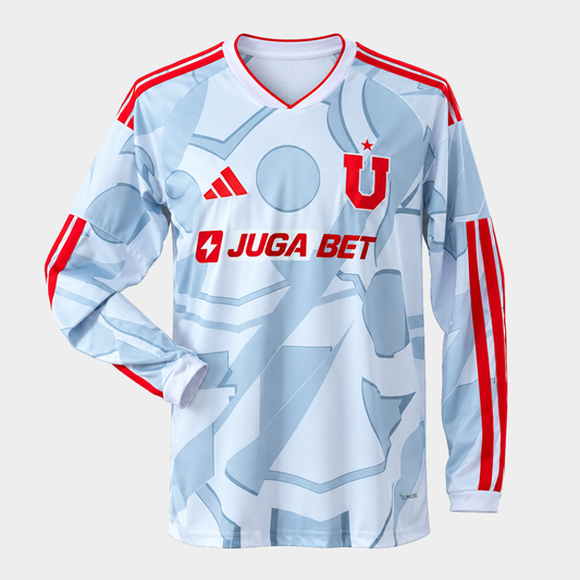 Camiseta Universidad de Chile Celeste Manga Larga 2026/27
