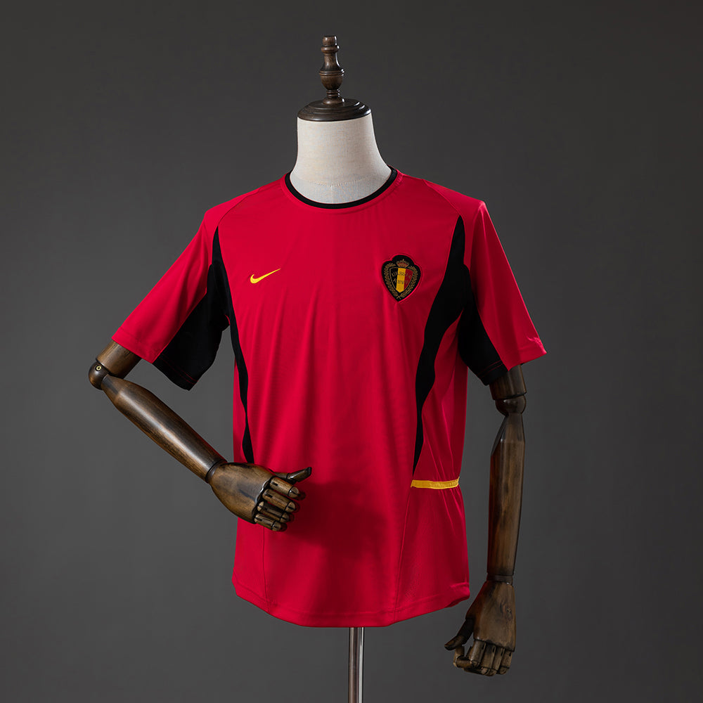 Camiseta Bélgica Local 2002 Retro