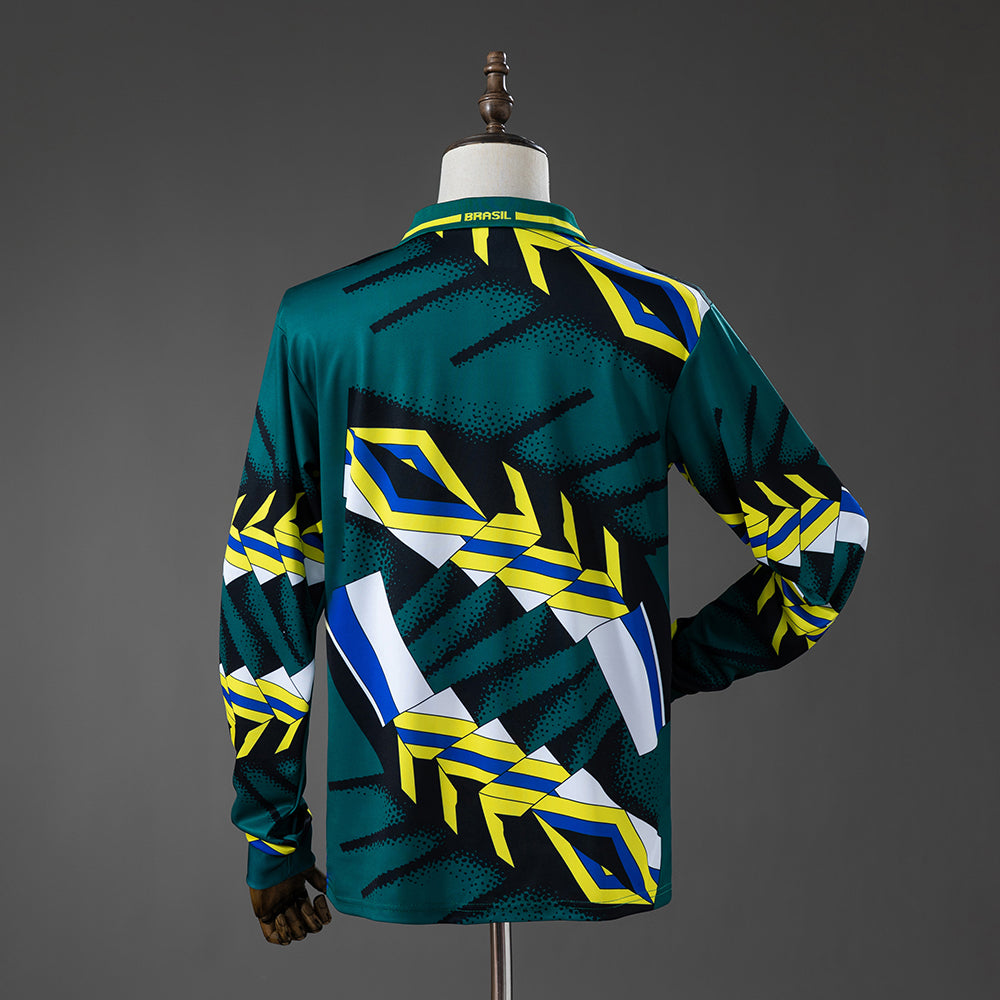 Camiseta Brasil Arquero 1996/97 Manga Larga Retro